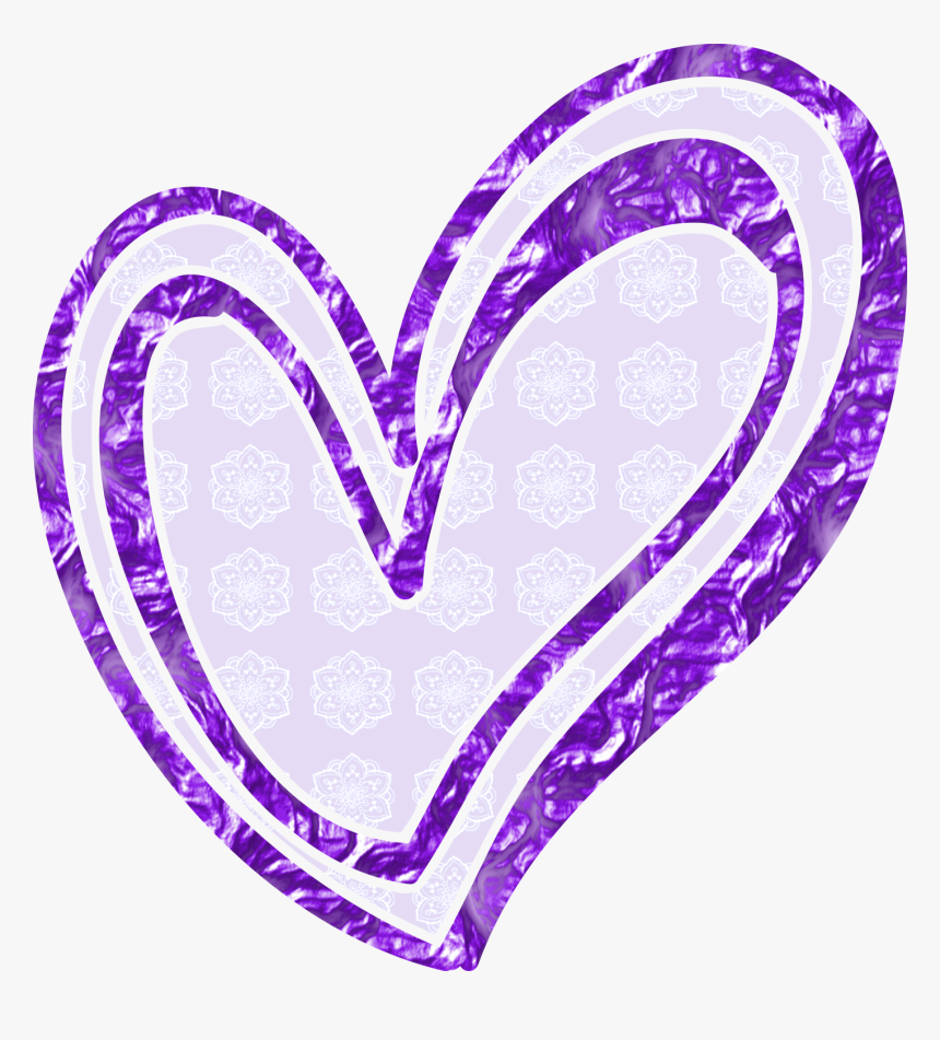 Ch B *✿* Missing You Love, Purple Hearts, Hearts, Colors, - Clip Art, HD Png Download