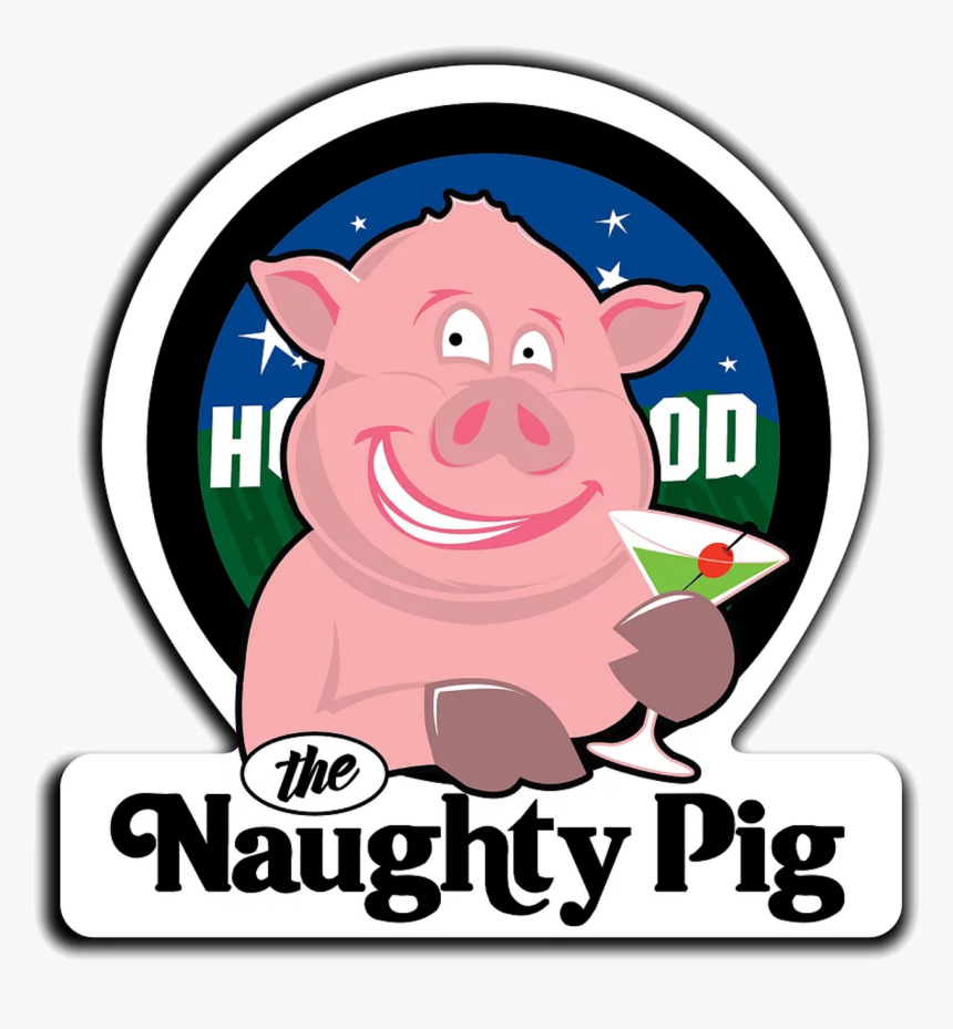 Navigation Logo - Naughty Pig Sunset Blvd, HD Png Download