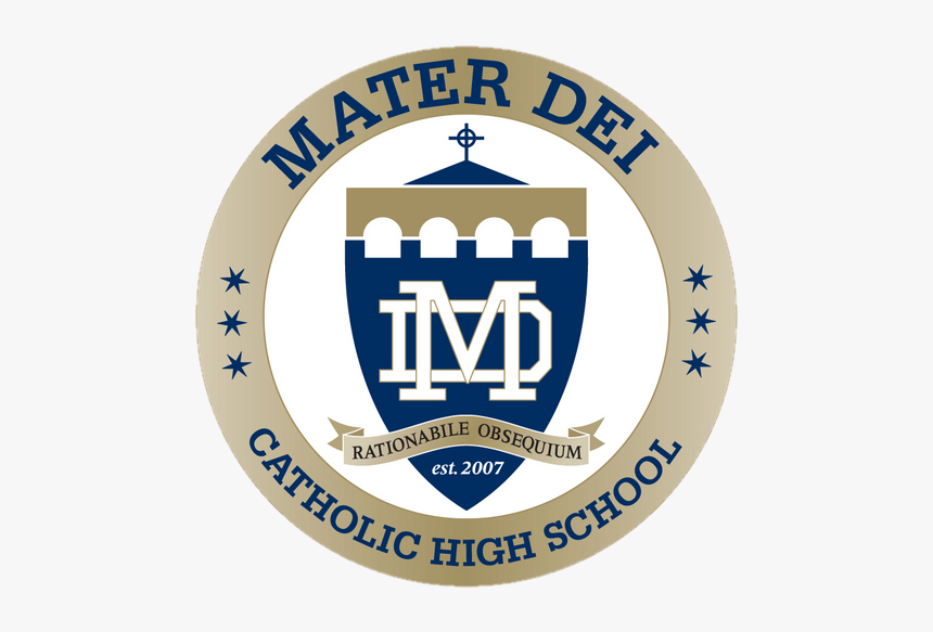 School Logo - Mater Dei Catholic Logo, HD Png Download