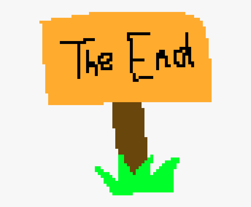 Png The End Pixel Art, Transparent Png