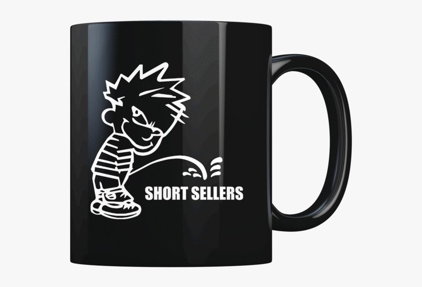 Calvin Pee - Short Sellers - Coffee Mug - Calvin Shit, HD Png Download
