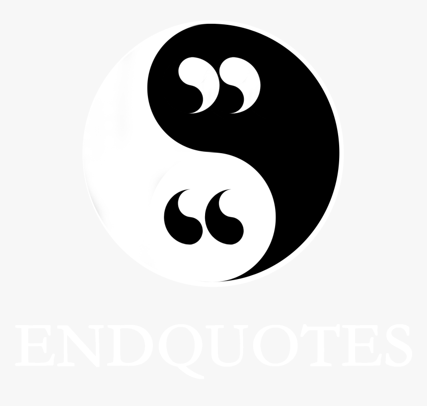 Endquotes Logo Inverse - Crescent, HD Png Download