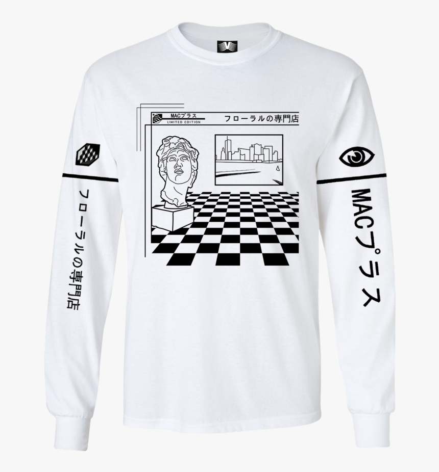 Long Sleeve Graphic Tee - Vapor95 Private Moment, HD Png Download