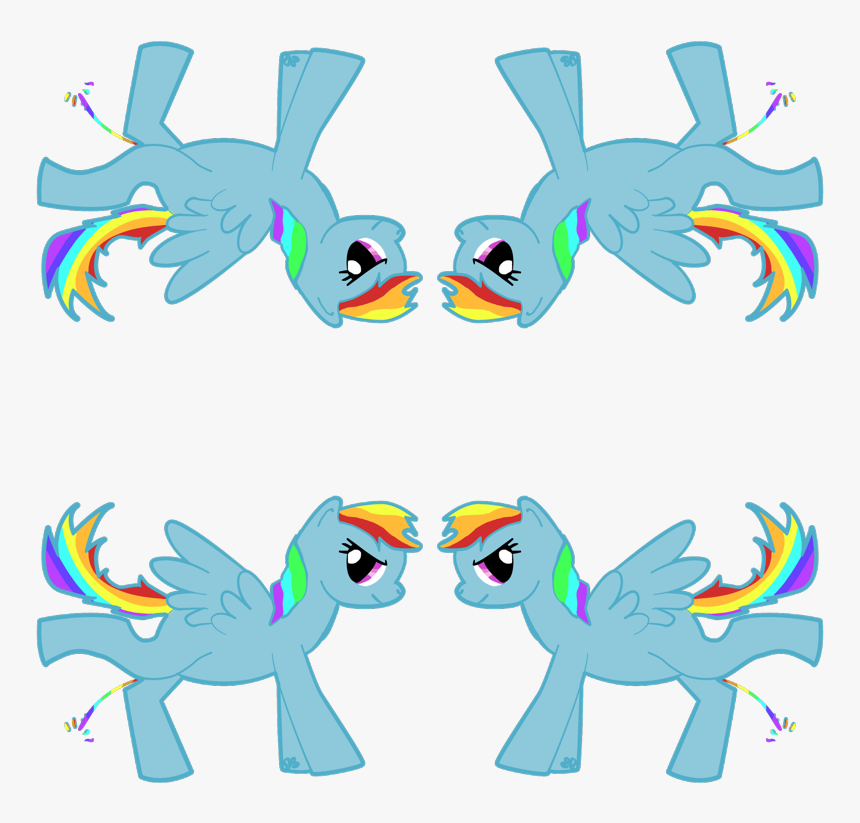 Rainbow Dash Pees, HD Png Download