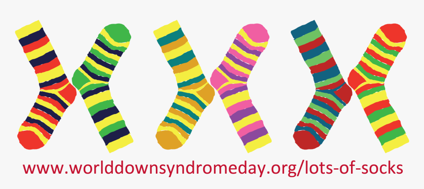 Pair Of Yellow Socks - Down Syndrome Day Socks, HD Png Download