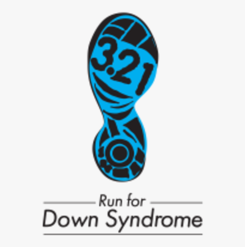 321 Run For Down Syndrome - Illustration, HD Png Download