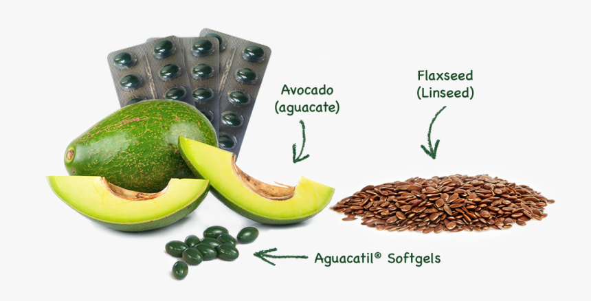 Transparent Aguacate Png - Capsulas De Aceite De Aguacate, Png Download