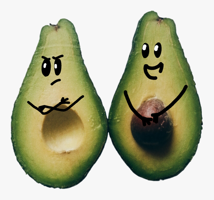 Aguacate Con Cara, HD Png Download