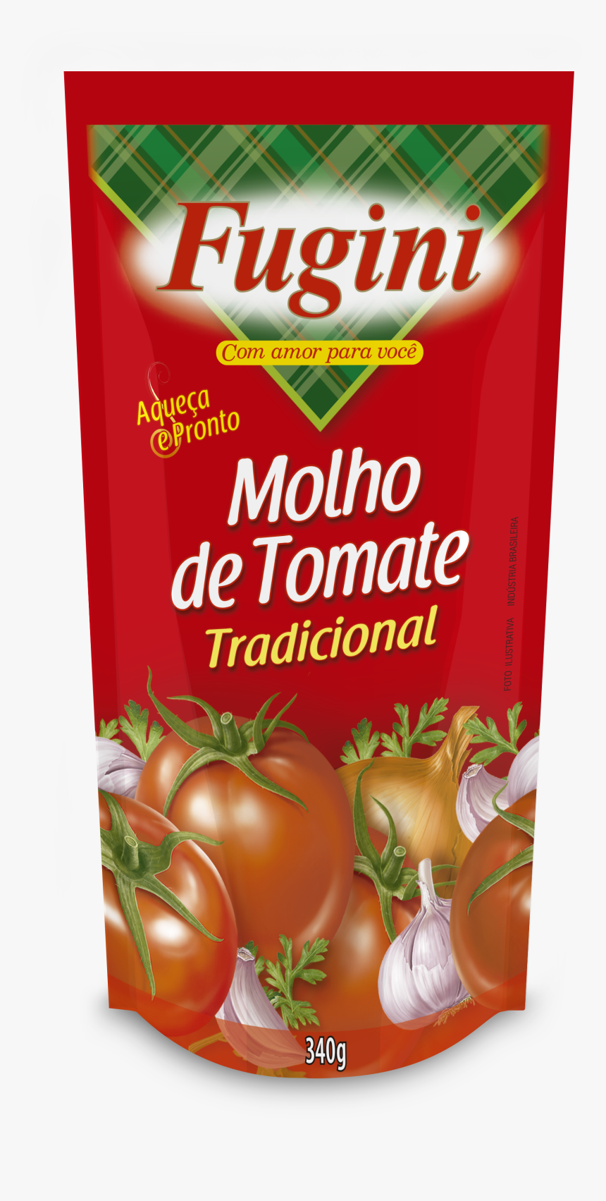 Molho De Tomate Tradicional Fugini - Fugini, HD Png Download