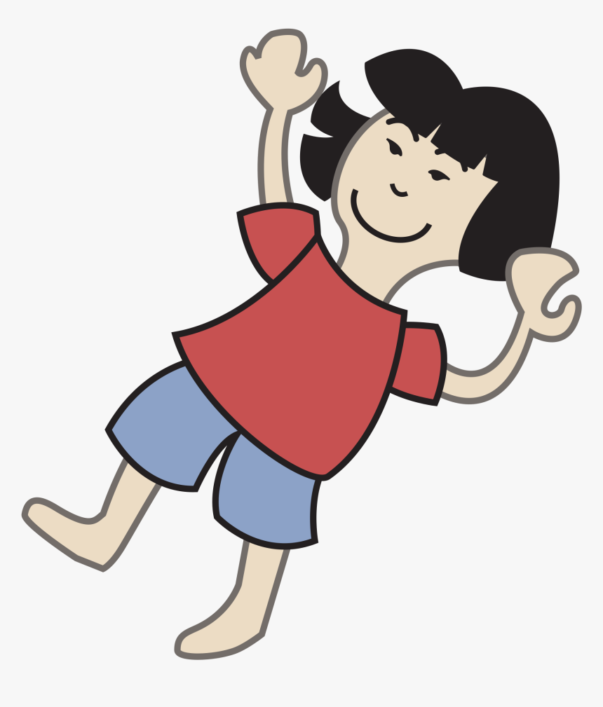 Emotion,love,human - Girl Falling Clipart Black And White, HD Png Download