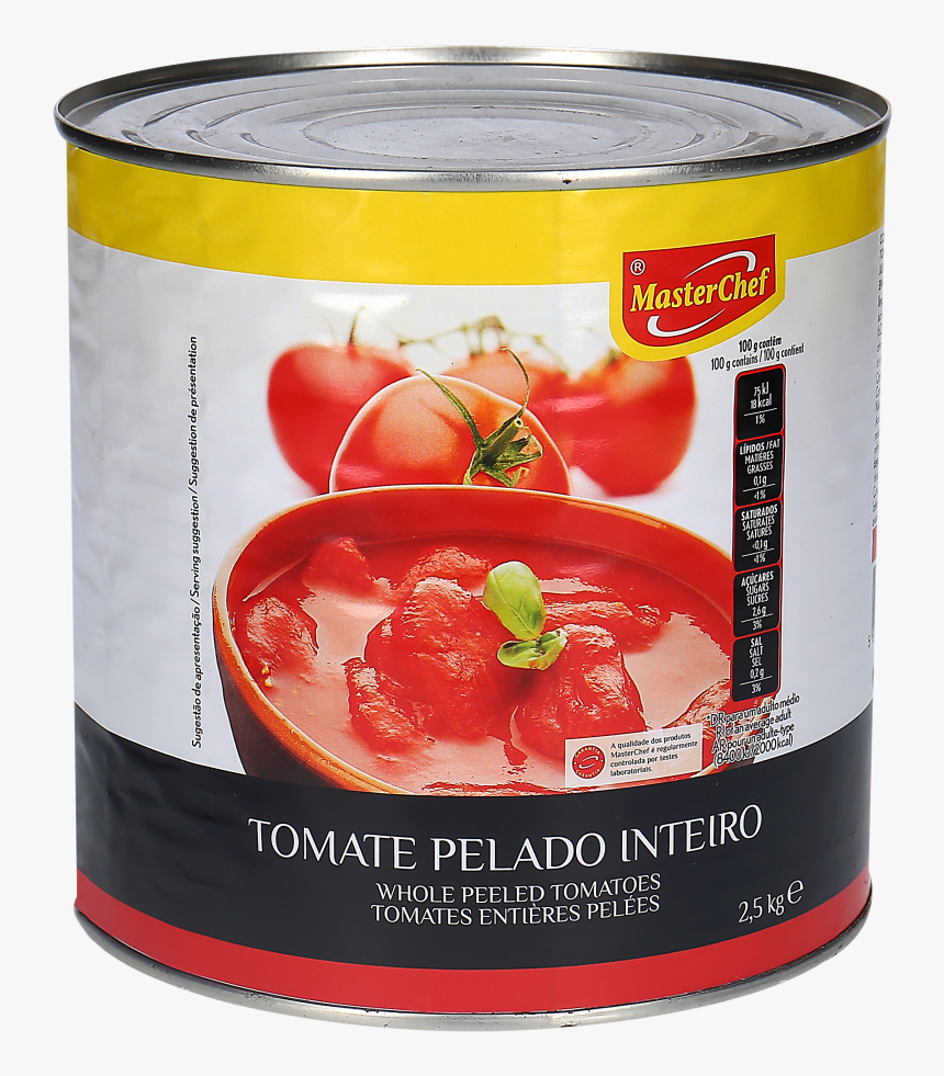 Tomate Mchef Pelado 2,5 Kg 
 Title Tomate Mchef Pelado - Plum Tomato, HD Png Download