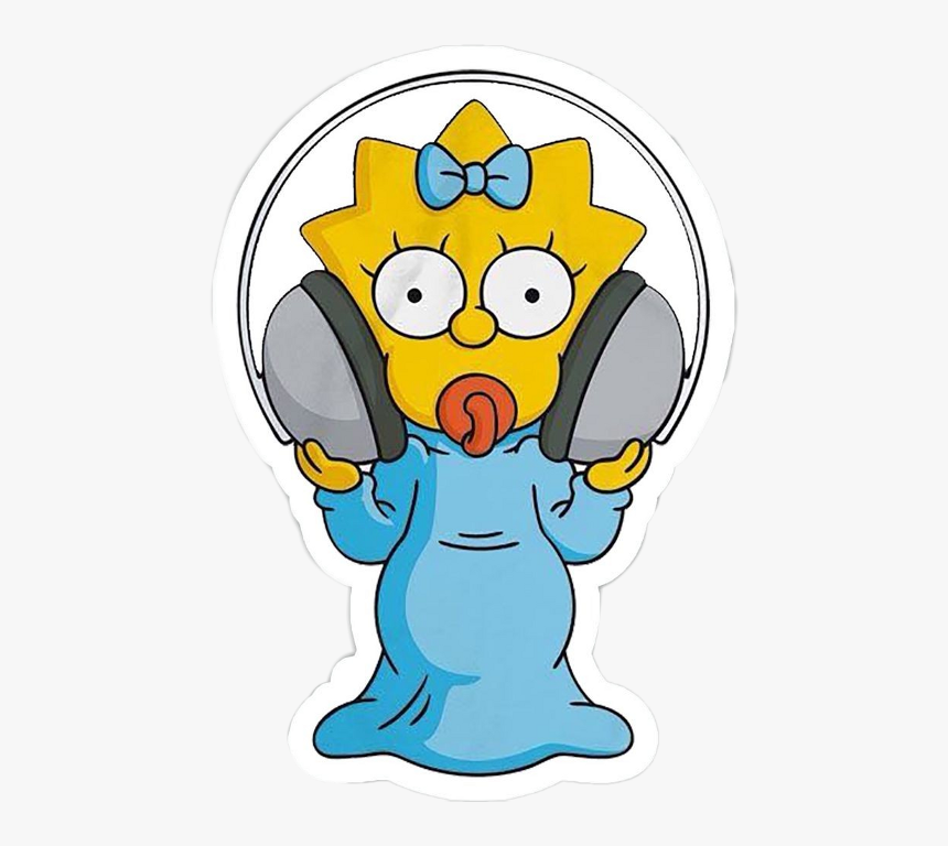 Shoe Lace Clipart - Stickers De Maggie Simpson, HD Png Download