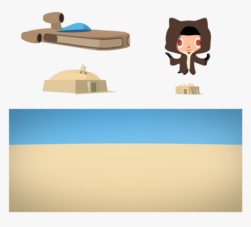 Github 404 Images - Cartoon, HD Png Download