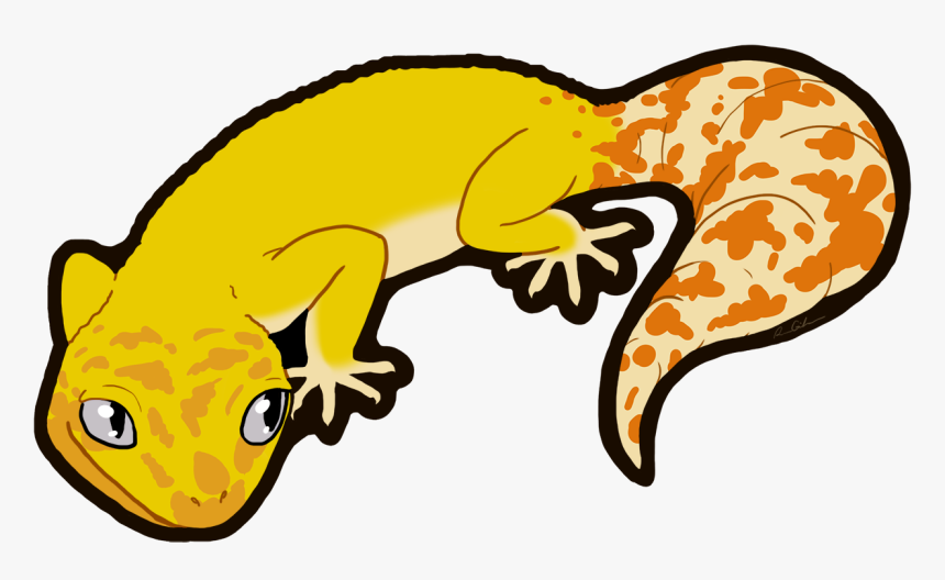 Collection Of Leopard - Leopard Gecko Clipart, HD Png Download