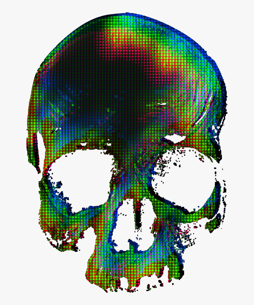 #skull #skullface #glitch #face - Glitch Face Png, Transparent Png