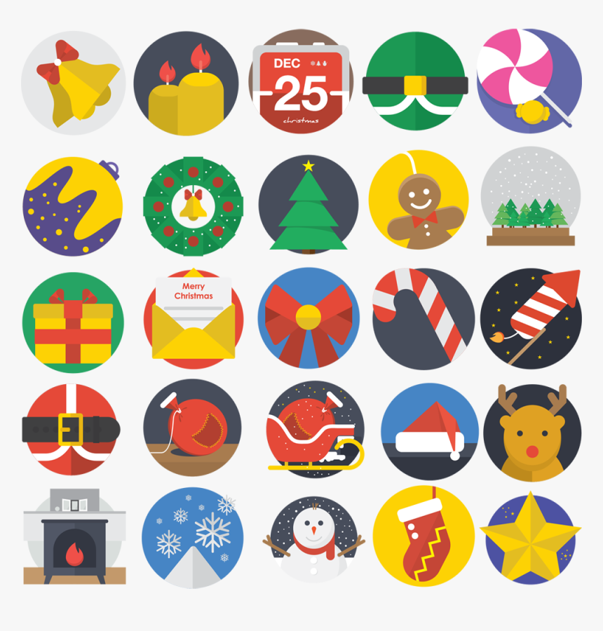 Christmas Icon Set, HD Png Download