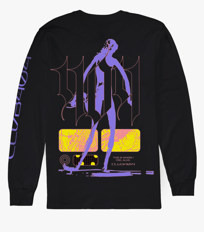 Long-sleeved T-shirt, HD Png Download