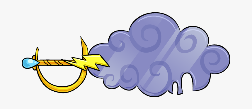 Rain Cloud - Mighty Magisword Magi Swords, HD Png Download