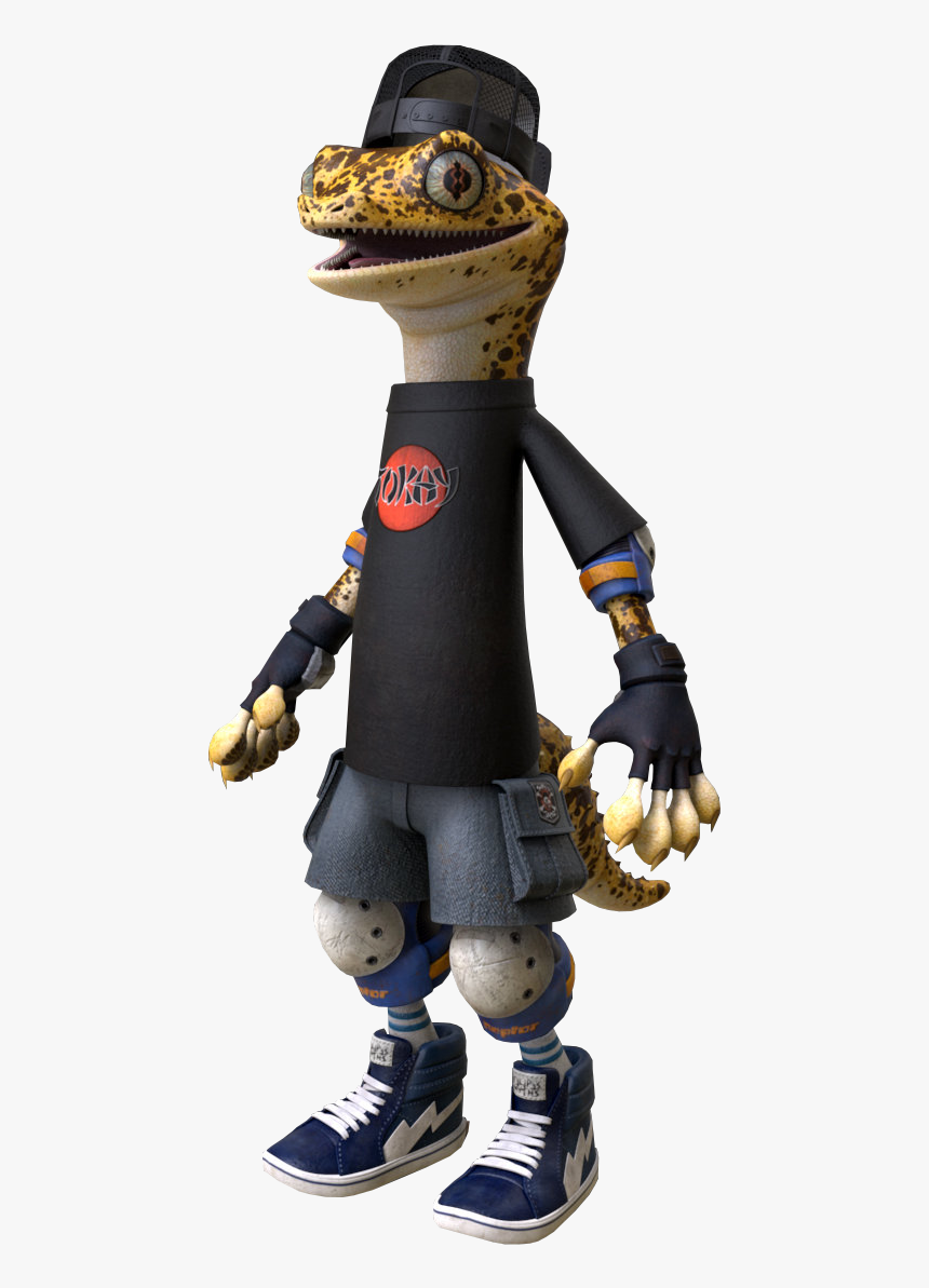 Mondo Gecko With Cap Profile - Lizard Teenage Mutant Ninja Turtles, HD Png Download