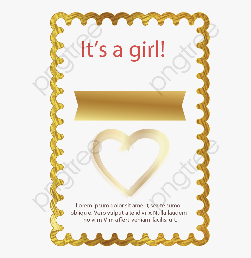 Waves Gold Frame Lovely - Very Near Field Measurement, HD Png Download