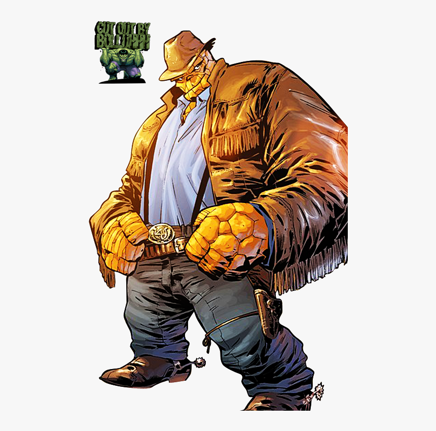 Marvel Adventures Fantastic Four #32 Cover: Thing, HD Png Download