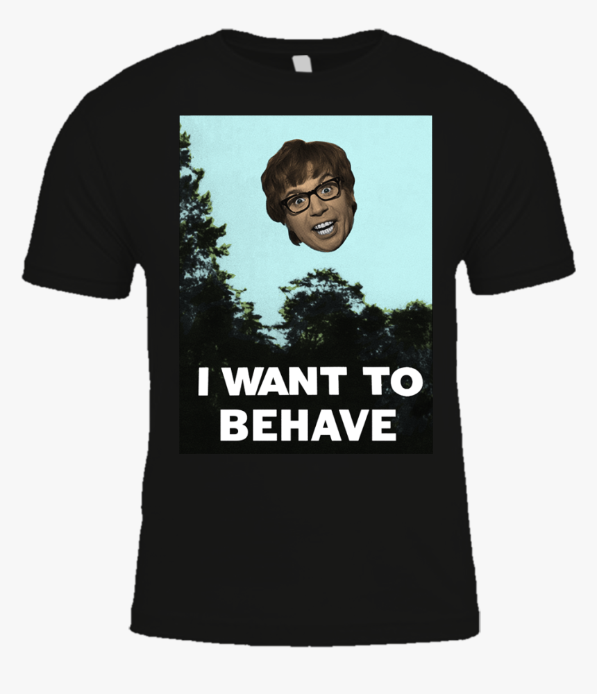 Image Of I Want To Behave T-shirt - Do You Believe Aliens, HD Png Download