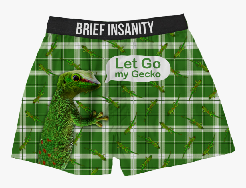 Gecko Boxer Shorts Let Go My Gecko - Boxer Shorts, HD Png Download