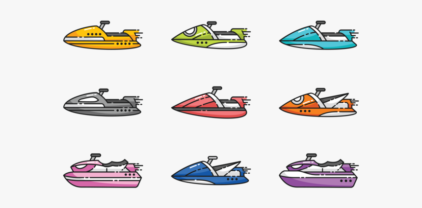 Water Jet Ski Vectors, HD Png Download