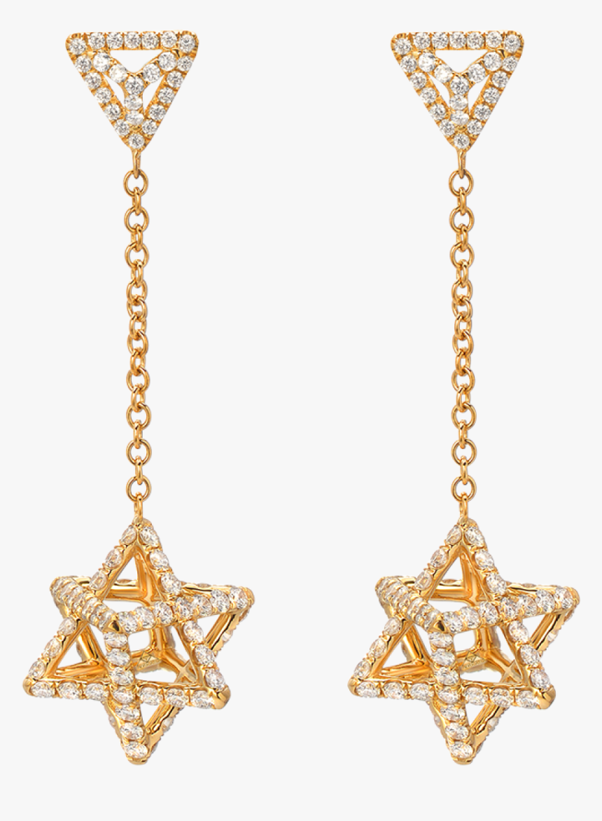 Rose Gold Gold Butterfly Earrings Dangle, HD Png Download