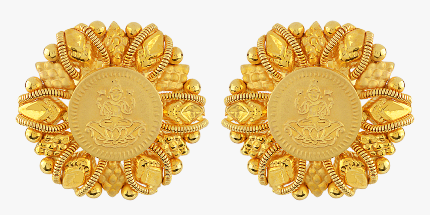 Ear Rings Png - Old Gold Earrings Png, Transparent Png