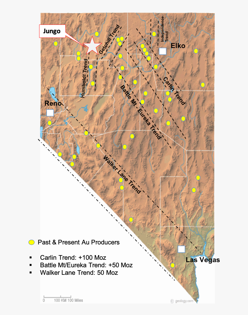 Nevada Map, HD Png Download
