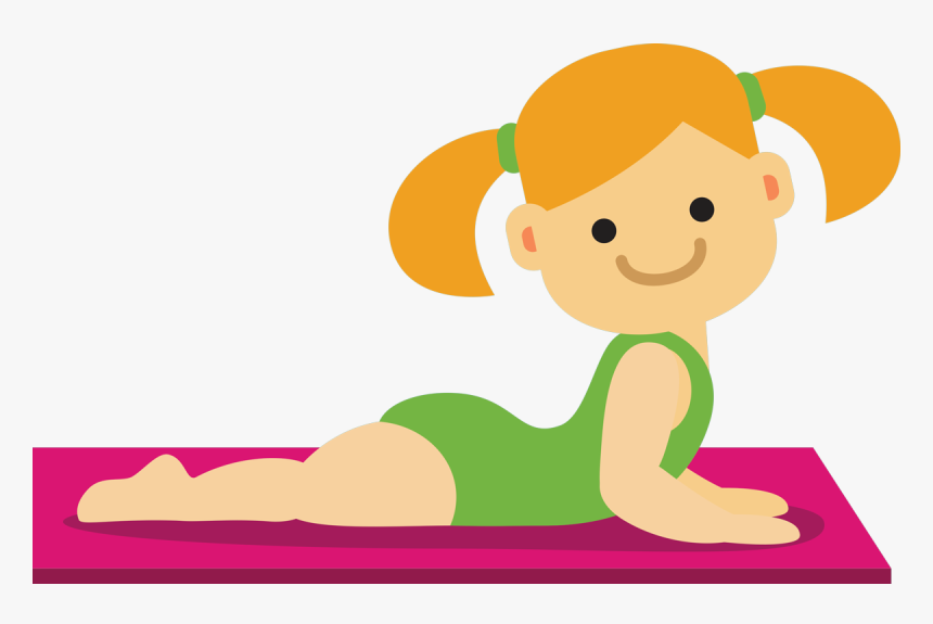 Lotus Child Is Working Towards Bringing Yoga And Meditation - Child Yoga Mat Clipart, HD Png Download