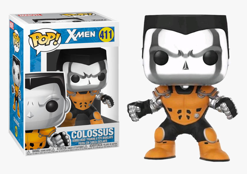 X Force Colossus Chrome Us Exclusive Pop Vinyl Figure Ghost Rider Doctor Strange Funko Pop Hd Png Download Transparent Png Image Pngitem