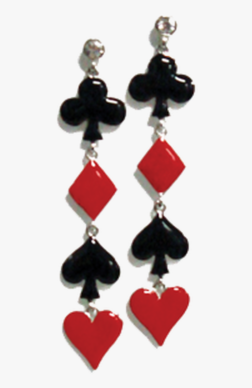 Card Symbol Earrings - Card Themed Earrings, HD Png Download