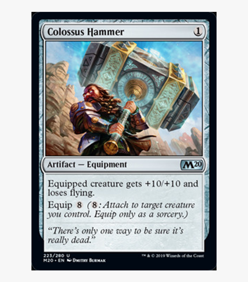 Mtg Colossus Hammer, HD Png Download