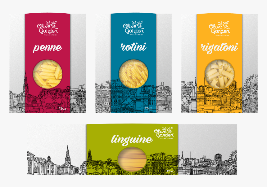 Olive Garden Pasta Packaging, HD Png Download