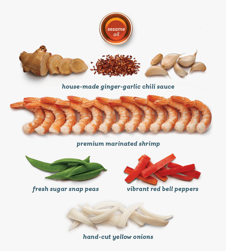 Pacific Chili Shrimp Ingredients - Wok Fried Shrimp Panda Express, HD Png Download