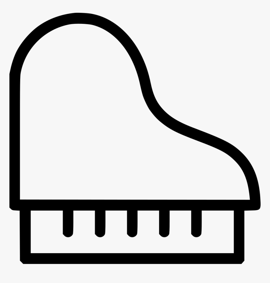 Piano Icon Png - White Piano Logo Icon Png, Transparent Png