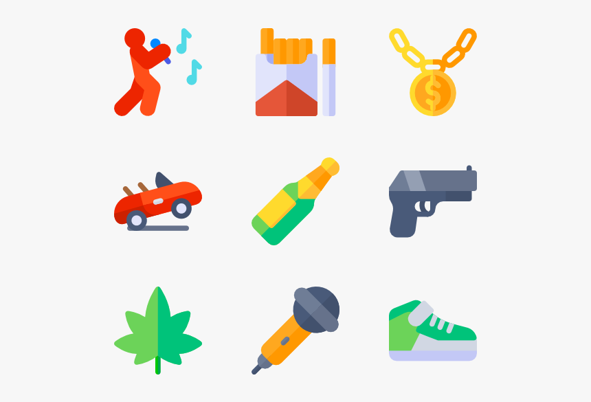 Hip Hop Icons Png, Transparent Png