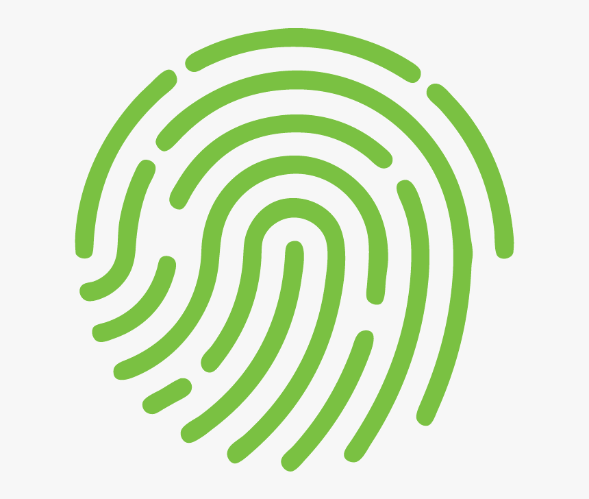 Verification Mode Icon Fingerprint - Circle, HD Png Download