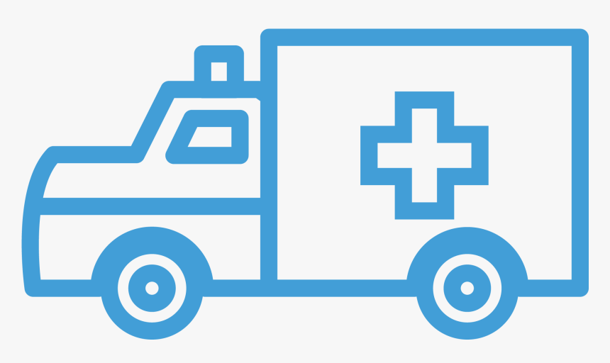 Ambulance Line Icon - Drawing Of Medicine Bottle, HD Png Download