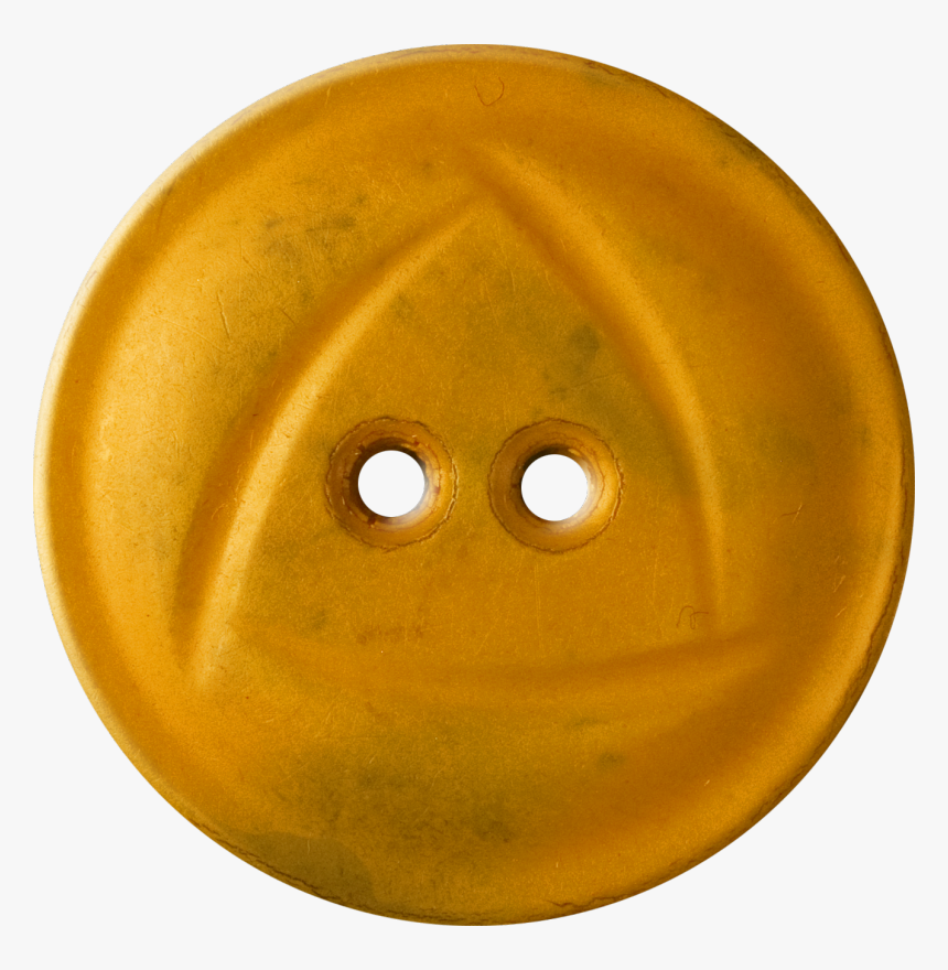 Button With Rounded Triangle Design, Orange - Circle, HD Png Download