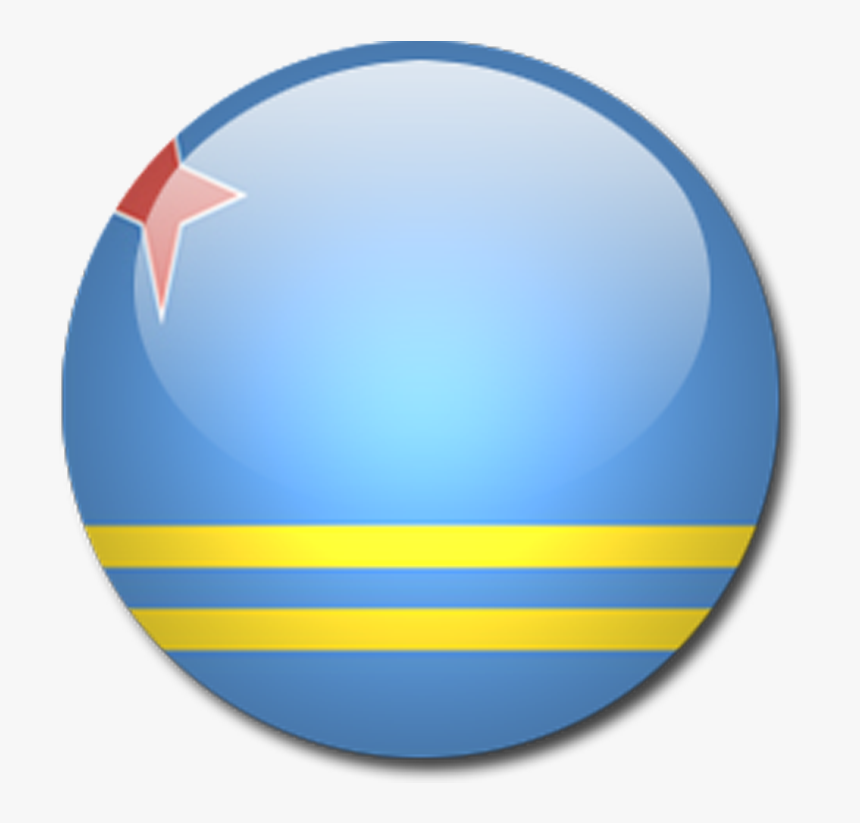 Clip Arts Related To - Aruba Flag Icon, HD Png Download