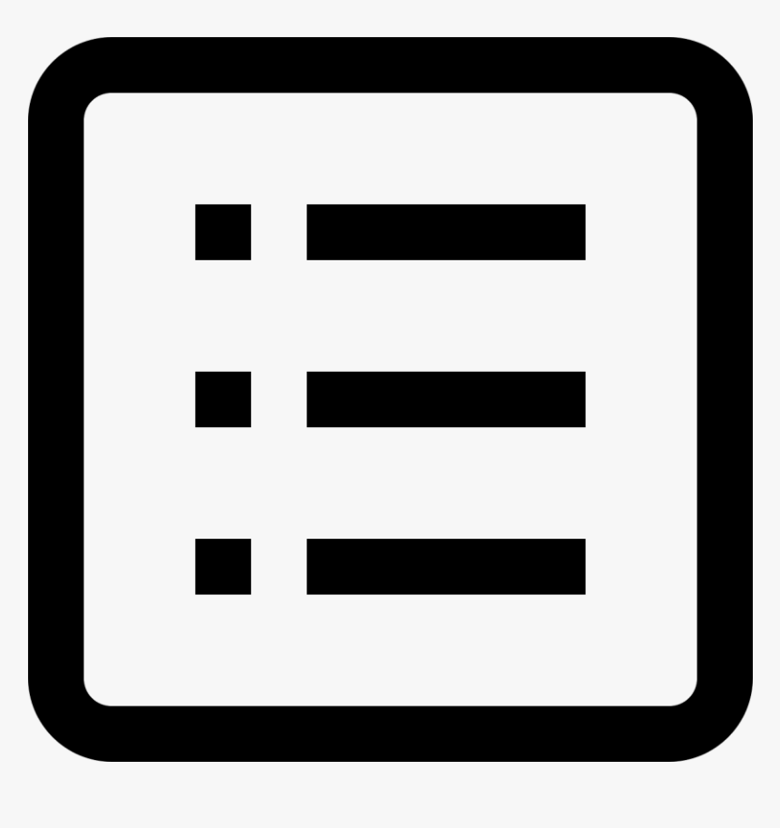 Transparent Video Recording Clipart - Parking Image Black And White, HD Png Download