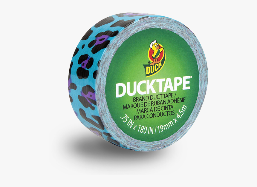 Duck Tape , Blue Leopard - Duct Tape, HD Png Download