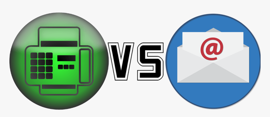 Email Vs Faxing - Graphic Design, HD Png Download