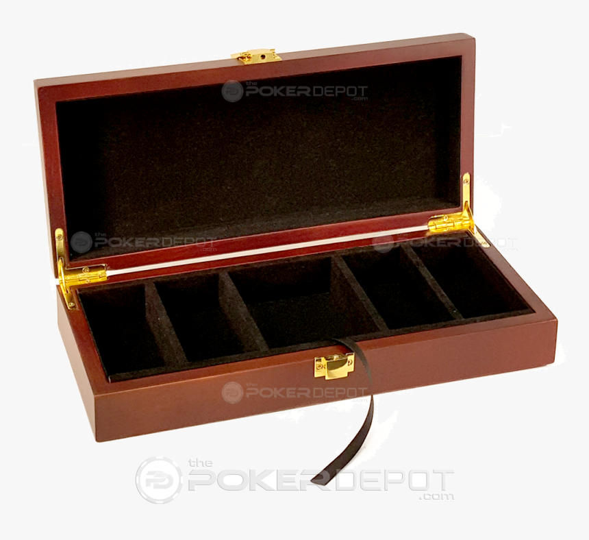 Mahogany Poker Chip Case - Box, HD Png Download