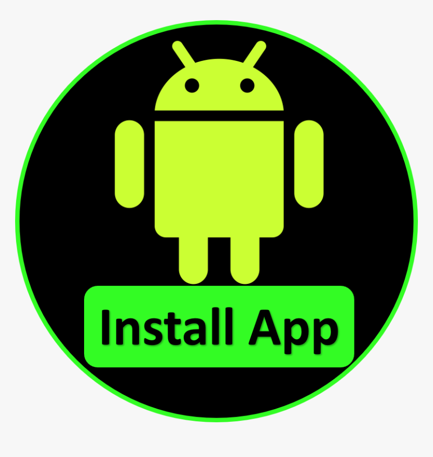 Install Our Android Apps - Round Android Icon Png, Transparent Png ...