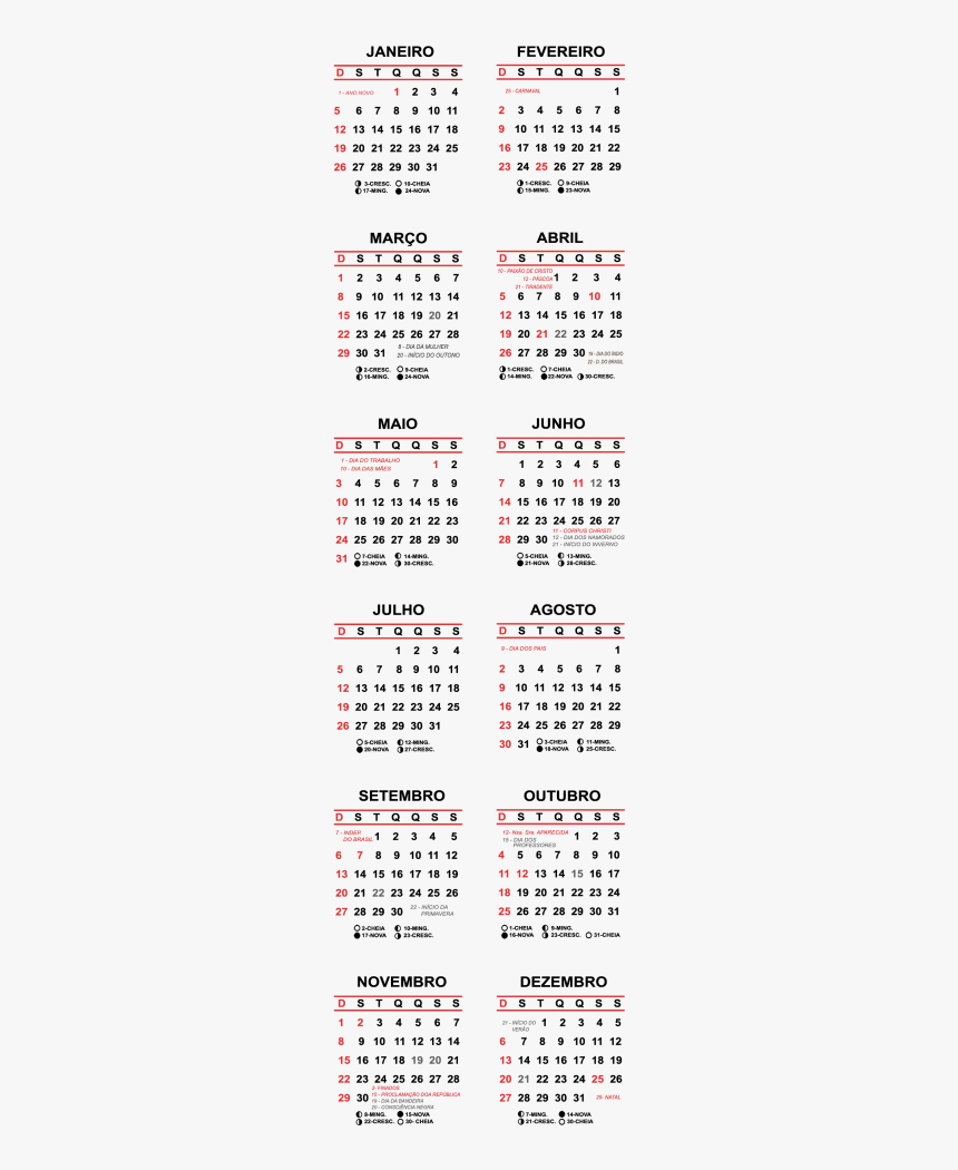 2010 Year Calendar, HD Png Download