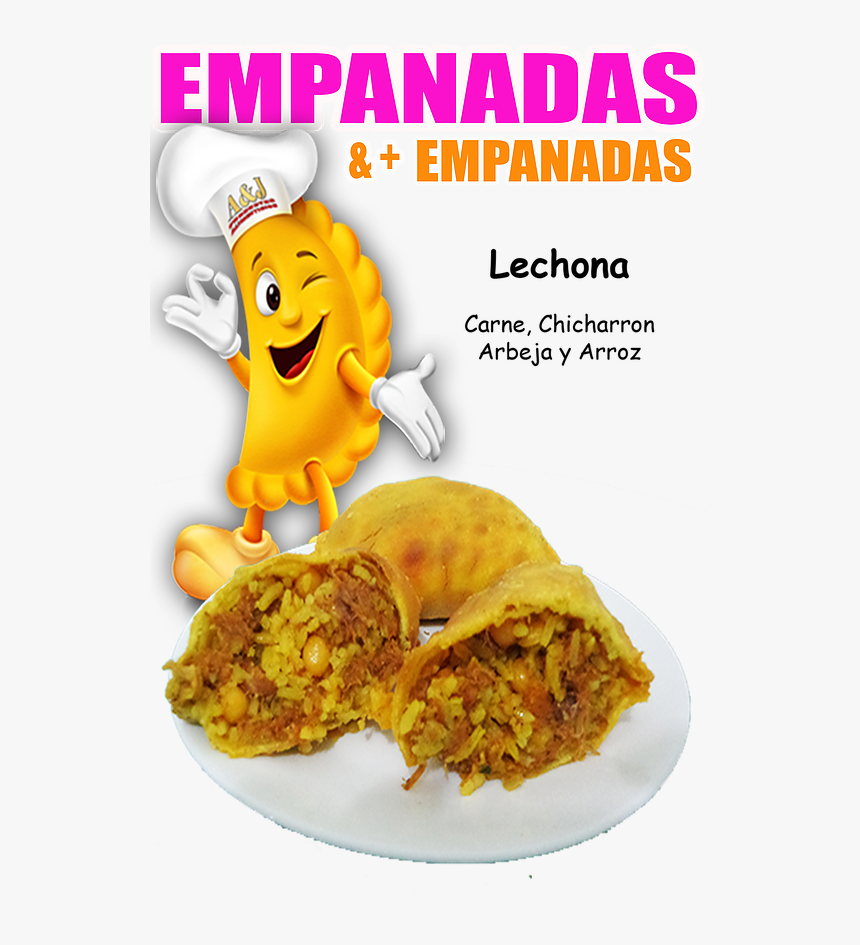 Empanada De Lechona - Empanadas A Mil, HD Png Download